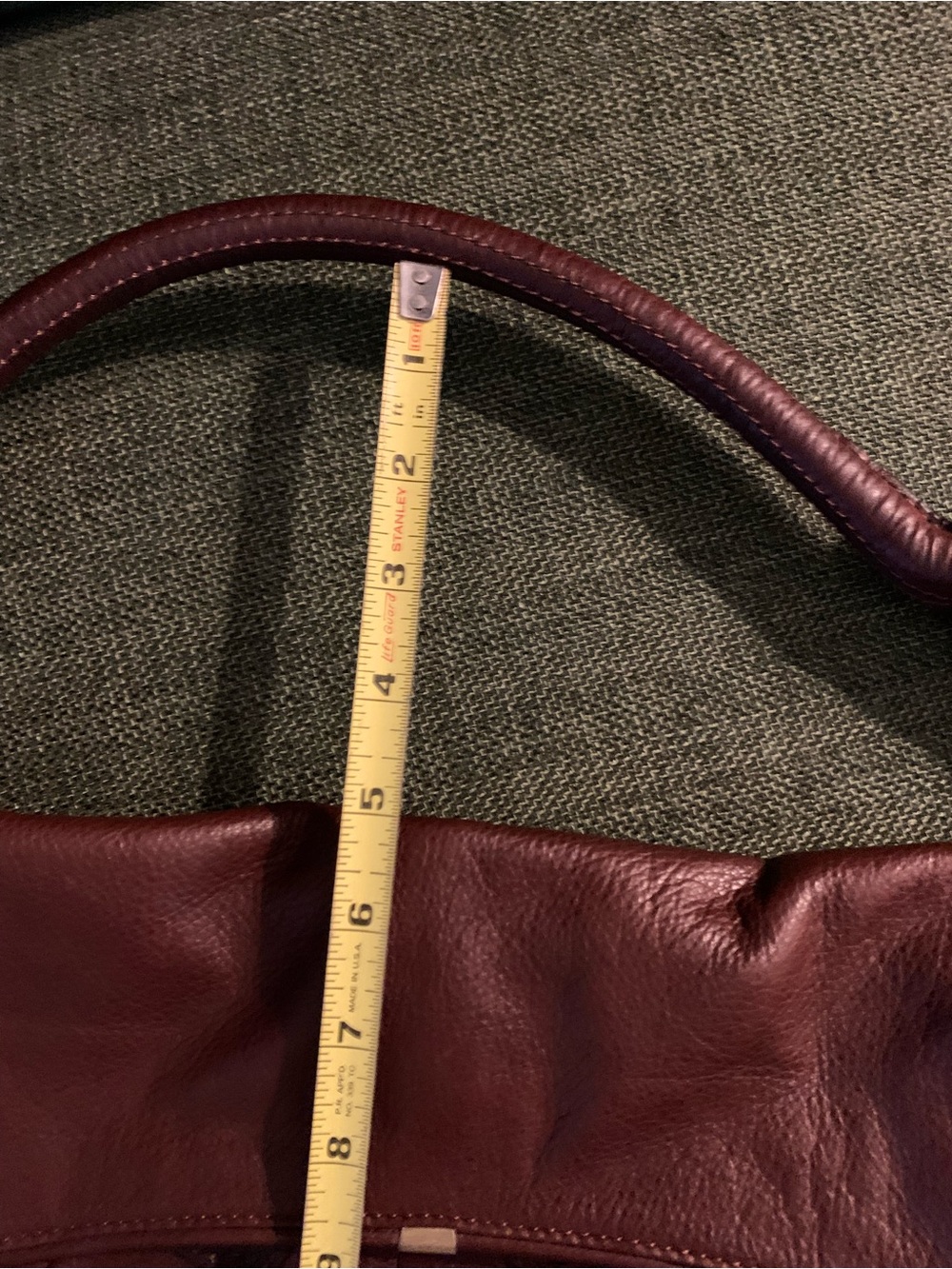 B. MAKOWSKY Leather Shoulder Bag in Deep Burgundy❤️❤️❤️ - Picture 10 of 12